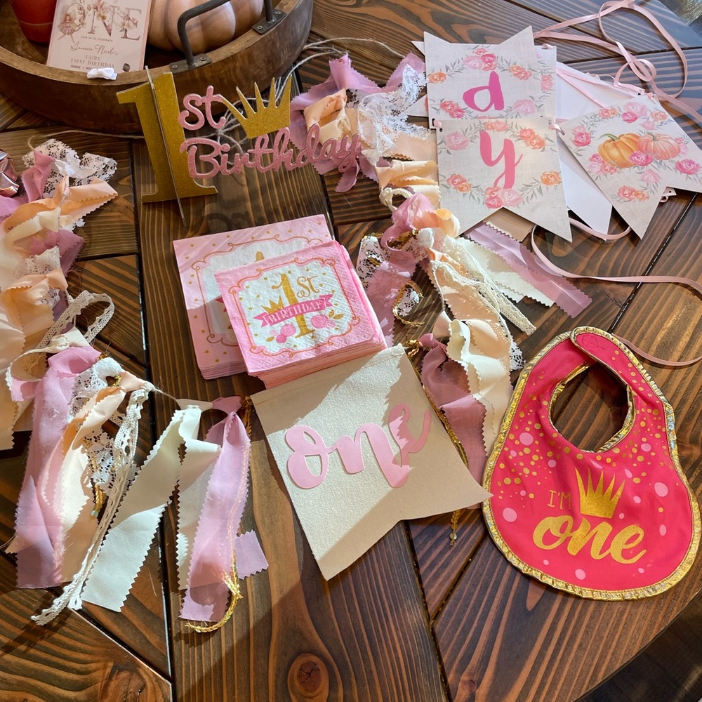 Our little pumpkin is turning ONE First birthday party girl decor